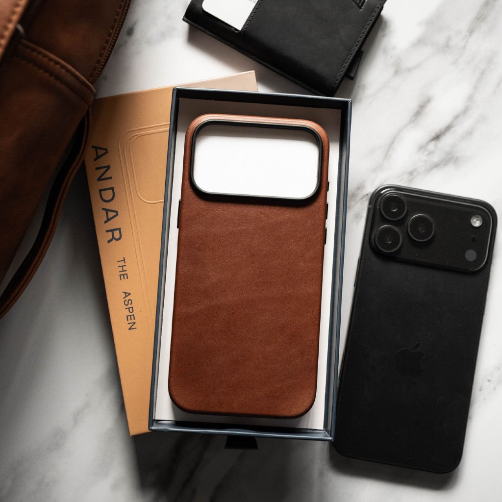 Jual Andar The Aspen Leather Case iPhone 17 Pro Max MagSafe Full