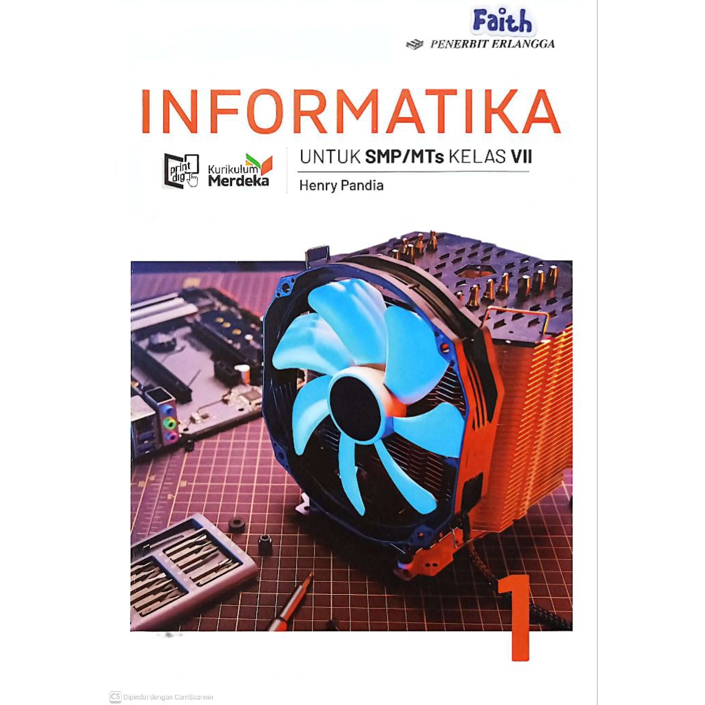 Jual BUKU BEKAS INFORMATIKA TIK KELAS 1 7 VII SMP ERLANGGA KURIKULUM ...