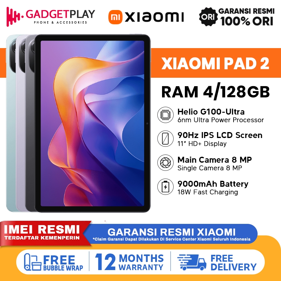 Jual Xiaomi Redmi Pad 2 Terlengkap & Harga Terbaru Agustus 2026 ...