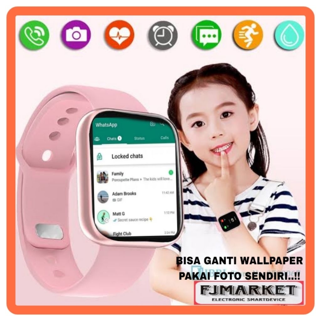Jual JAM TANGAN HP ANAK IMOO SMARTWATCH KIDS ANDROID KIDS 4G BISA WA ...
