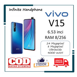 baru vivo v15  ram 8/256gb ,y71 ram 6/128gb layar lebar 6.53 inci Fullset hp murah jaringan sidik jari hp 4g LTE
