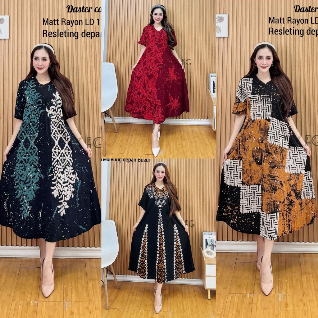 Daster Standar Twill Rayon Super Lengan