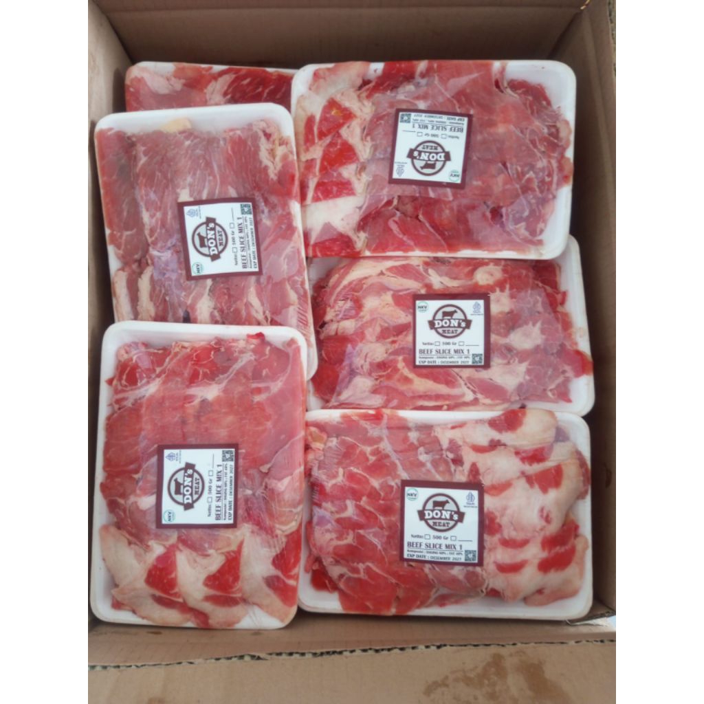 Jual Daging Slice mix1 DONS 500gr | Shopee Indonesia