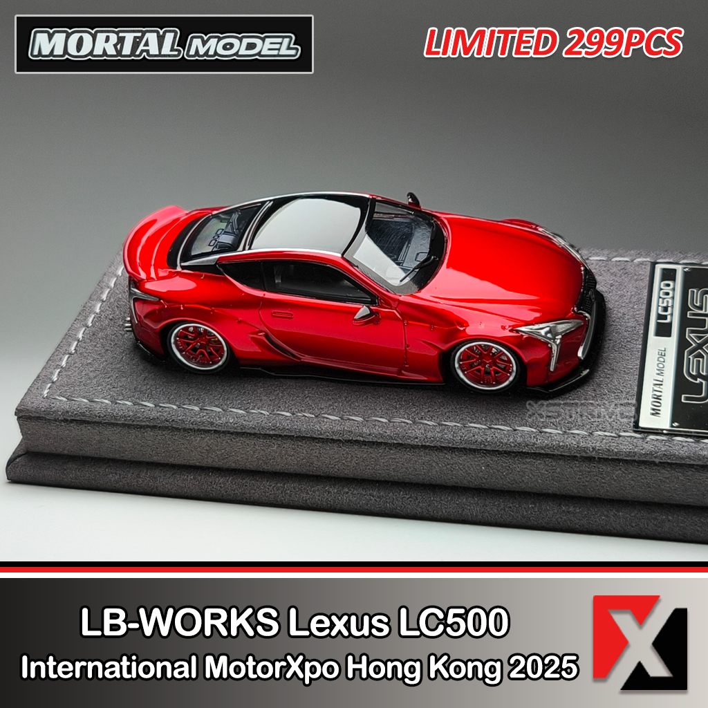 Jual MORTAL MODEL 1:64 LB Works Lexus LC500 Red IMXPO Hong Kong ...