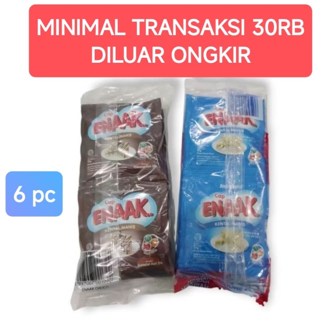 Jual Susu Kental Manis Cap Enak isi 6 Sachet | Shopee Indonesia
