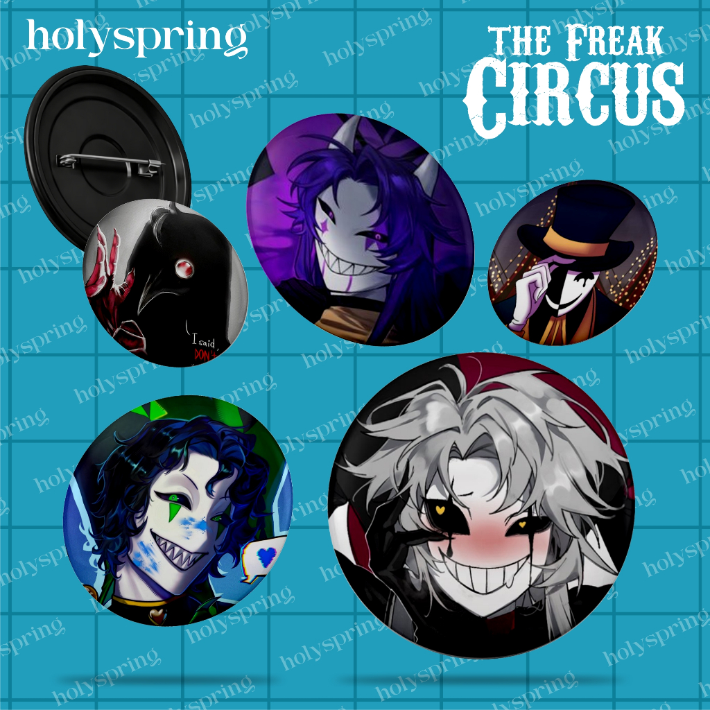 Jual FREAK CIRCUS PIN BUTTON CEMITI GLOSSY PIN FREAK CIRCUS | Shopee ...