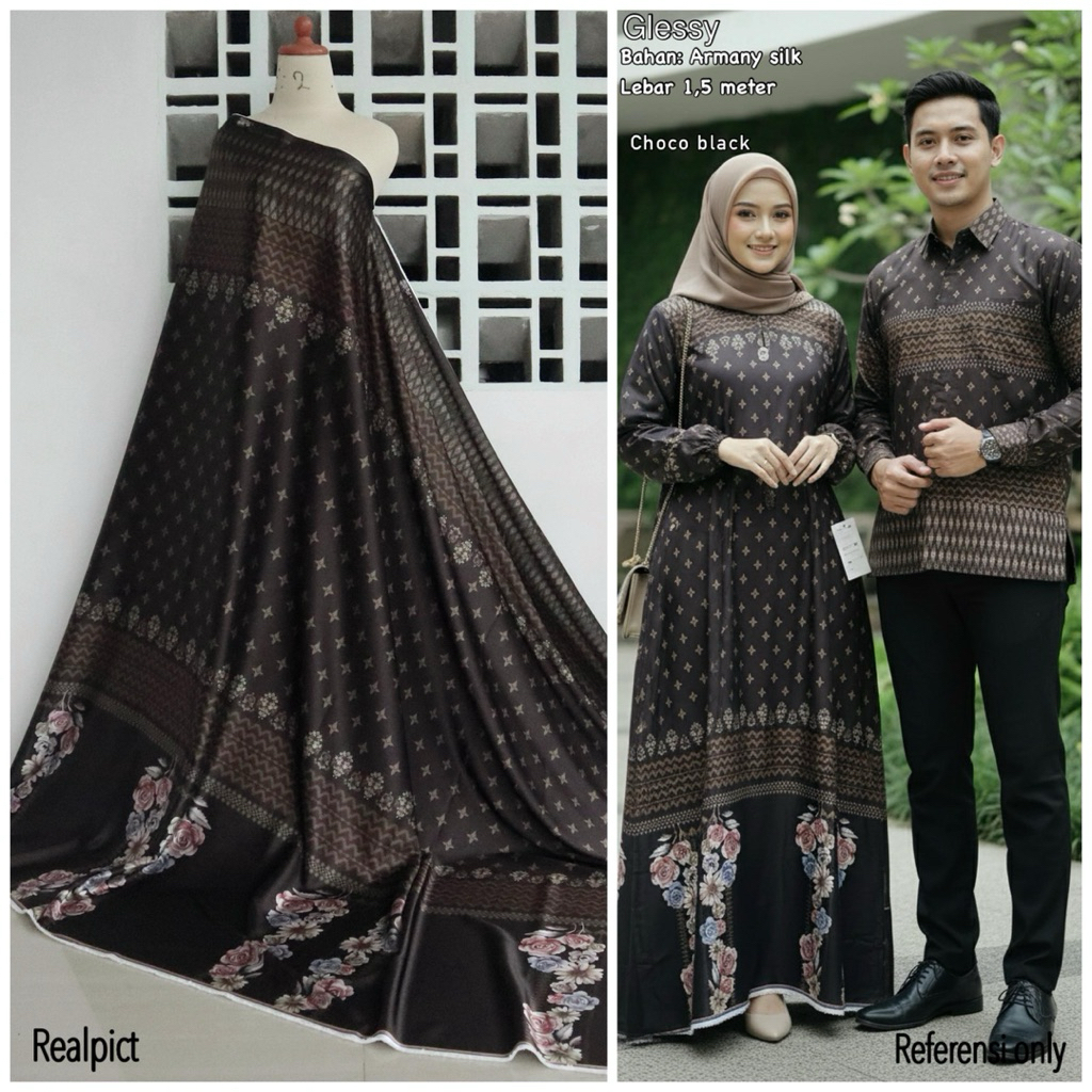 Jual PROMO kain ARM silk gradasi motif thesa| gradasi warna motif arumi ...