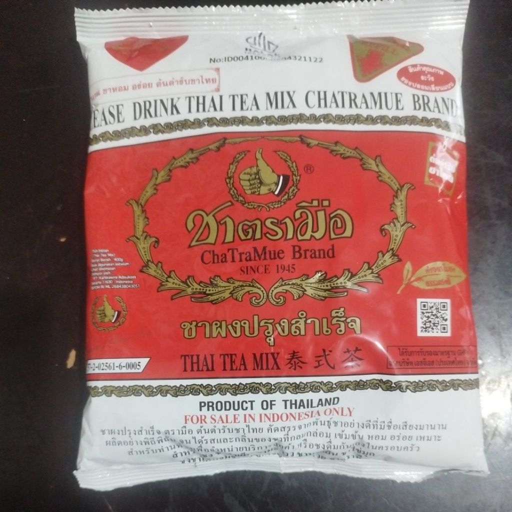 Jual CHATRAMUE BUBUK THAI TEA 400 GRAM - HALAL | Shopee Indonesia
