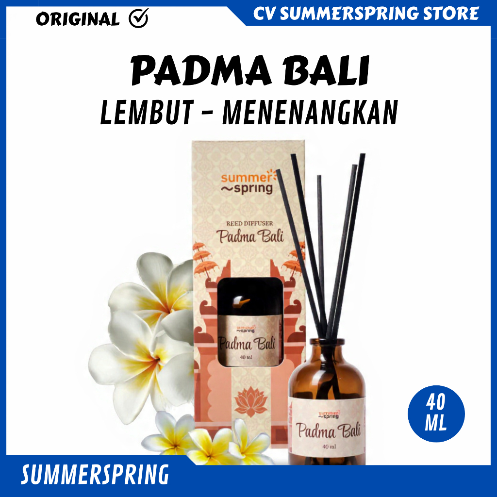 Jual PADMA BALI Reed Diffuser Summer Spring 40ml | Pengharum Ruangan ...