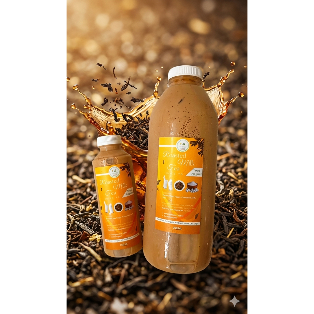Jual Roasted Milk Tea (Less Sugar) | Shopee Indonesia