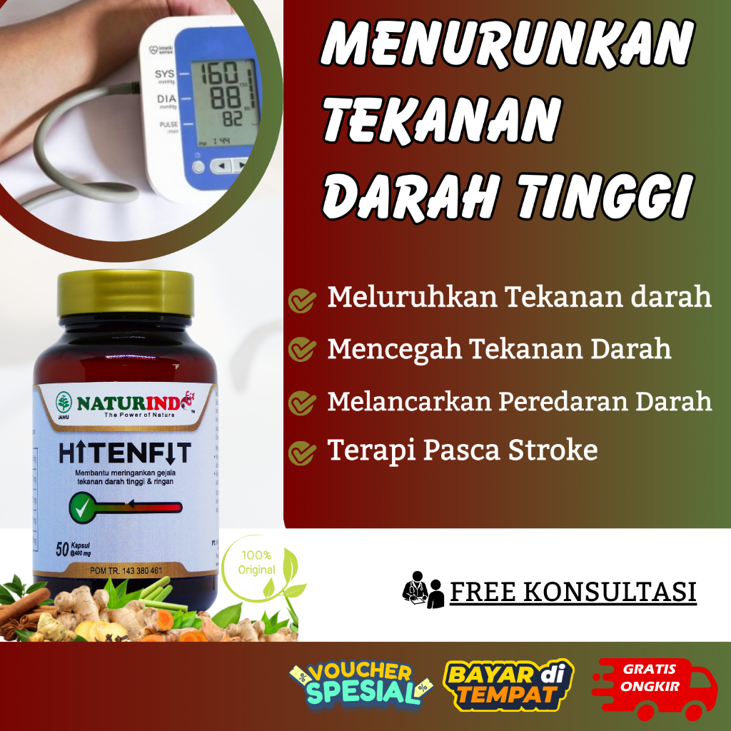 Jual Obat Herbal Darah Tinggi Hipertensi Penurun Tekanan Darah Tinggi ...