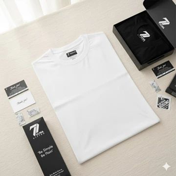 Kaos Polos Pria Wanita Lengan Pendek Premium Cotton Bamboo 30s Unisex Zulna Distro