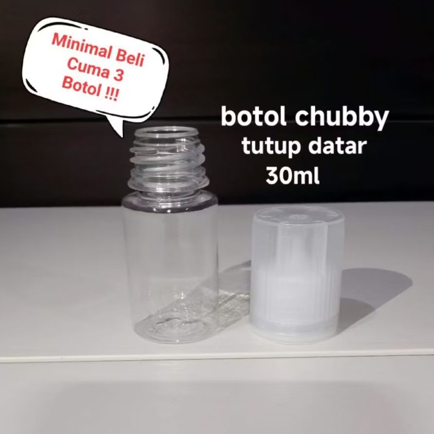 Jual BOTOL TETES CHUBBY 30ML / BOTOL ESEN / BOTOL LIQUID | Shopee Indonesia