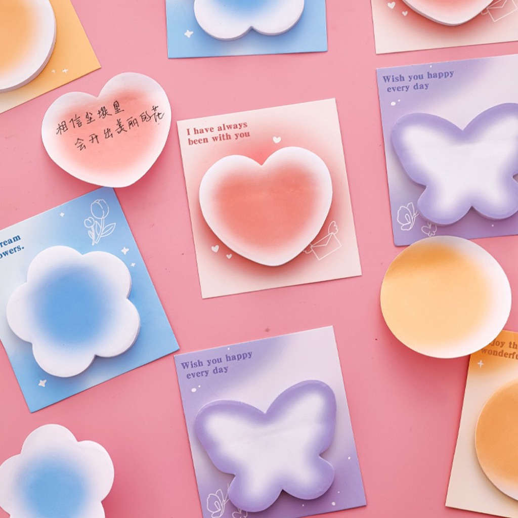 Jual Sticky Notes Gradasi Polos Memo Tempel / Tempelan Kertas Catatan ...
