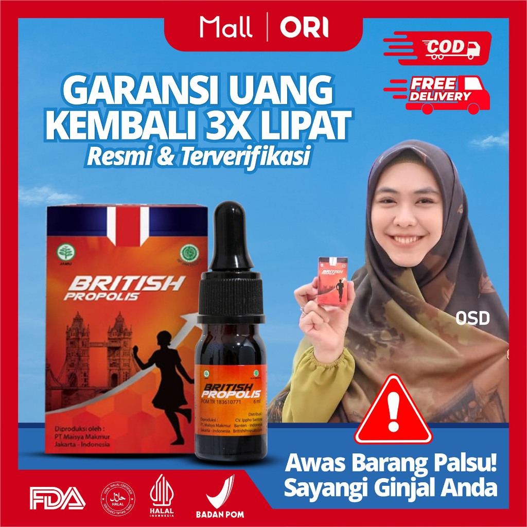 Jual BRITISH PROPOLIS - Suplemen Daya Tahan Tubuh Dewasa & Anak Usia 1 ...