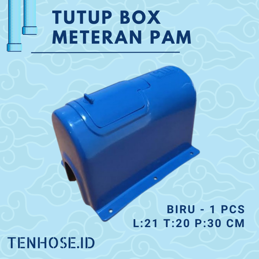 Jual BIRU - Tutup Box Meteran Air PDAM Per PCS (1 PCS) / Box Water ...
