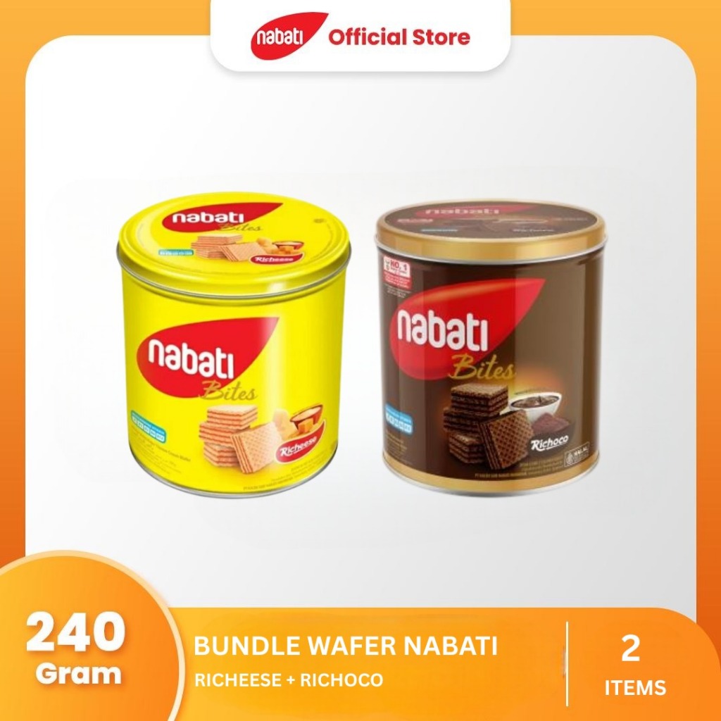 Jual Bundle Wafer Nabati Richeese + Richoco 240g | Shopee Indonesia