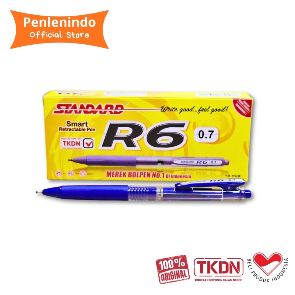 Jual Standard - Pulpen R6 (Pulpen / Pena / Ballpoint) | Shopee Indonesia
