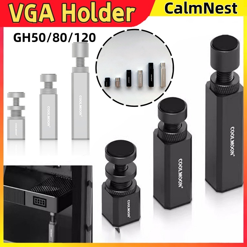 Jual Coolmoon VGA Holder Standing Graphic Card Stander Bracket 12CM ...