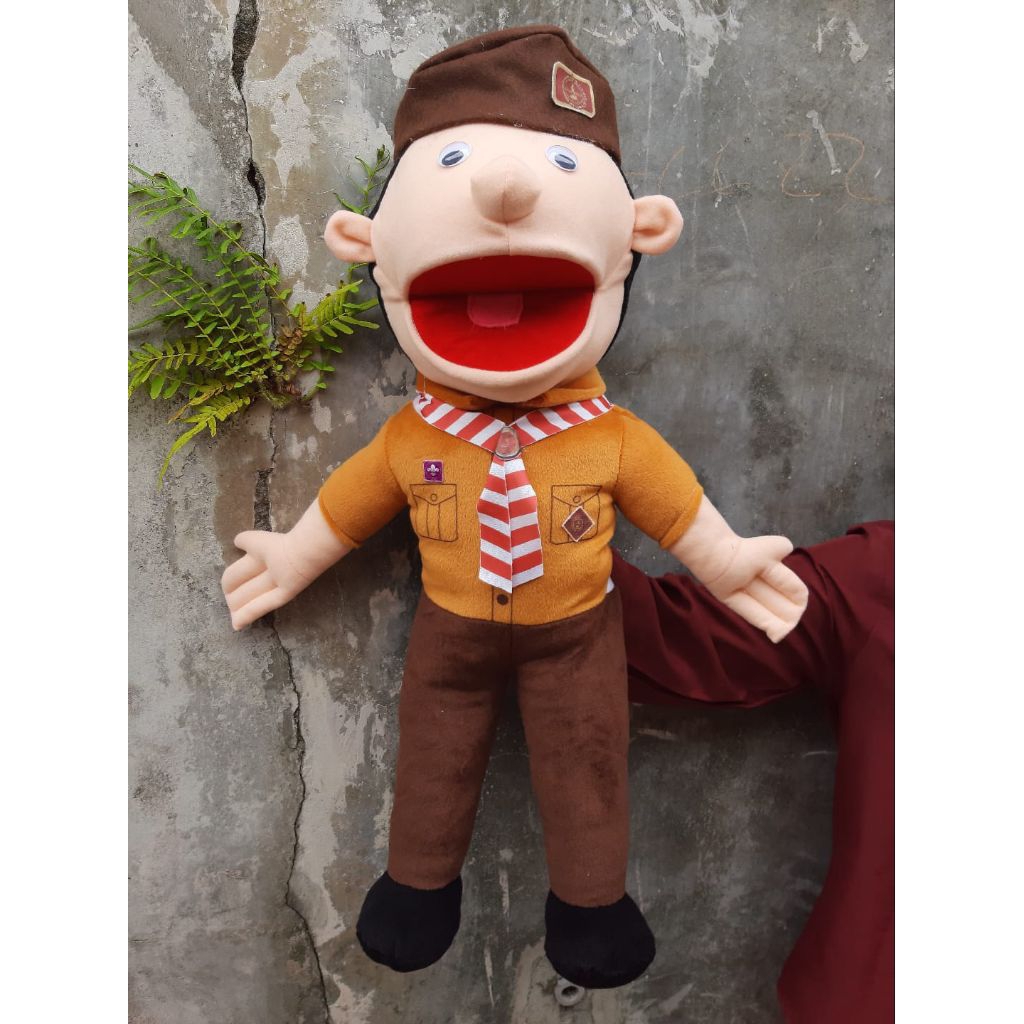 Jual Boneka Muppet Cowok Pramuka | Handd Puppet Ventriloquist Siswa ...