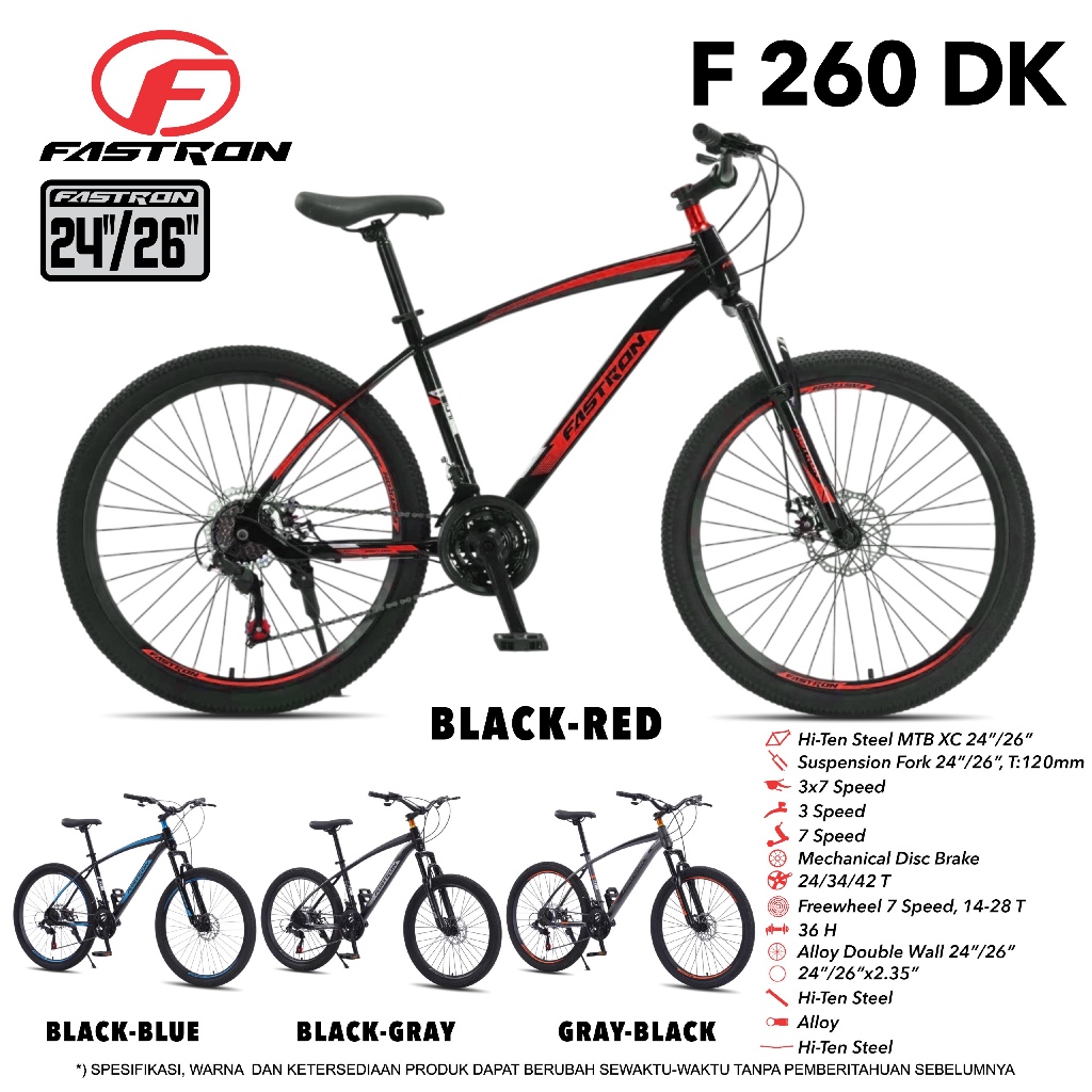 Jual (TERMURAH) MTB 24 26 27.5 evergreen ranger wimcycle storm falcon ...