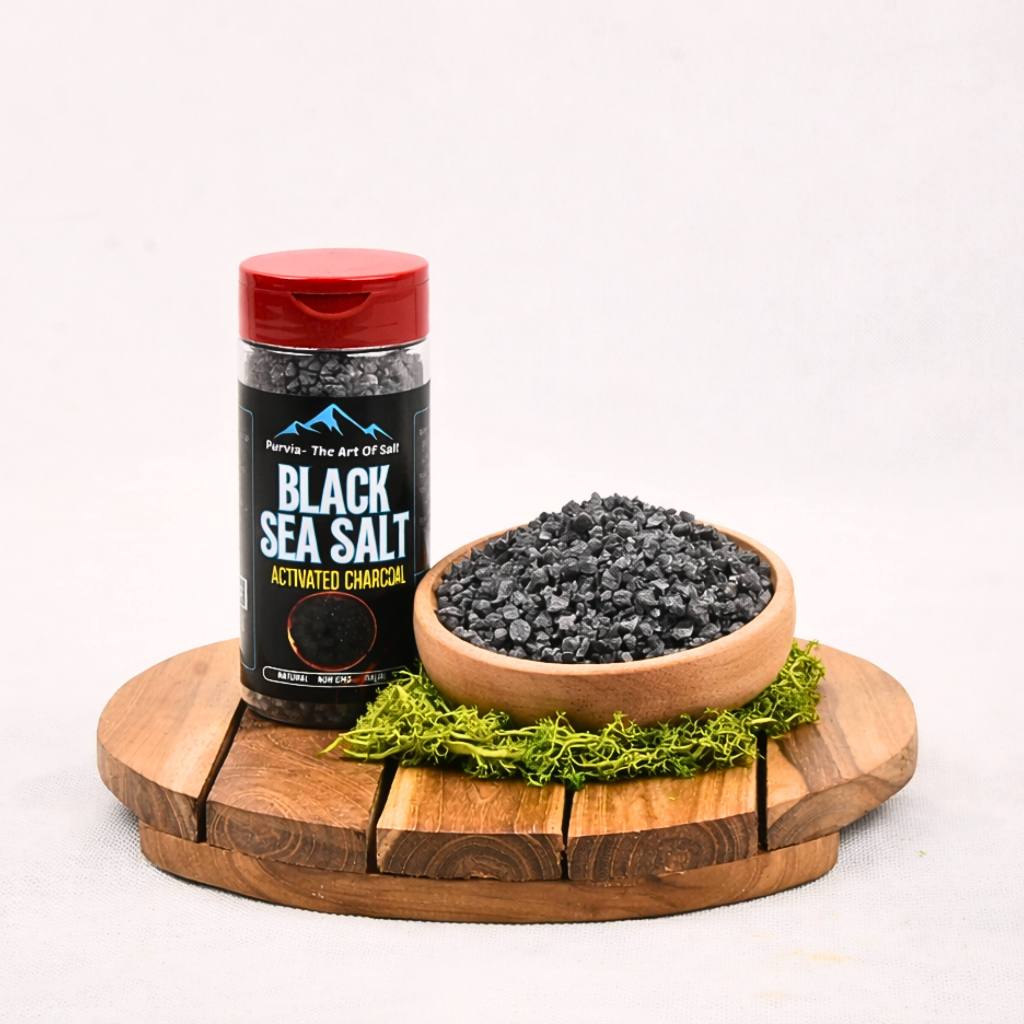 Jual Black Sea Salt Activated Charcoal | Garam Laut Hitam Alami | Bumbu ...