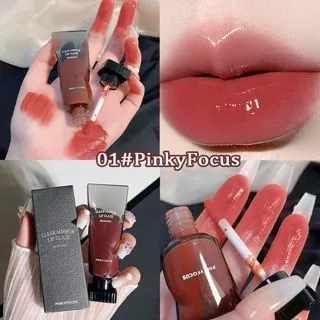 Clear Mirror Lip Glaze Glass LipGloss Mirror Lipgloss Glossy Lip Plumper
