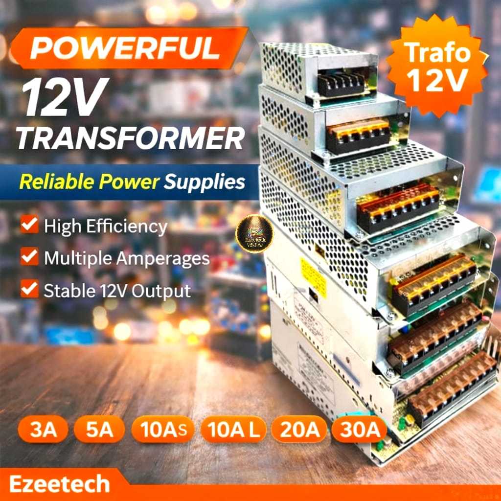 Jual Trafo Adaptor 12V Power Supply Adaptor Switching Trafo Led Strip ...