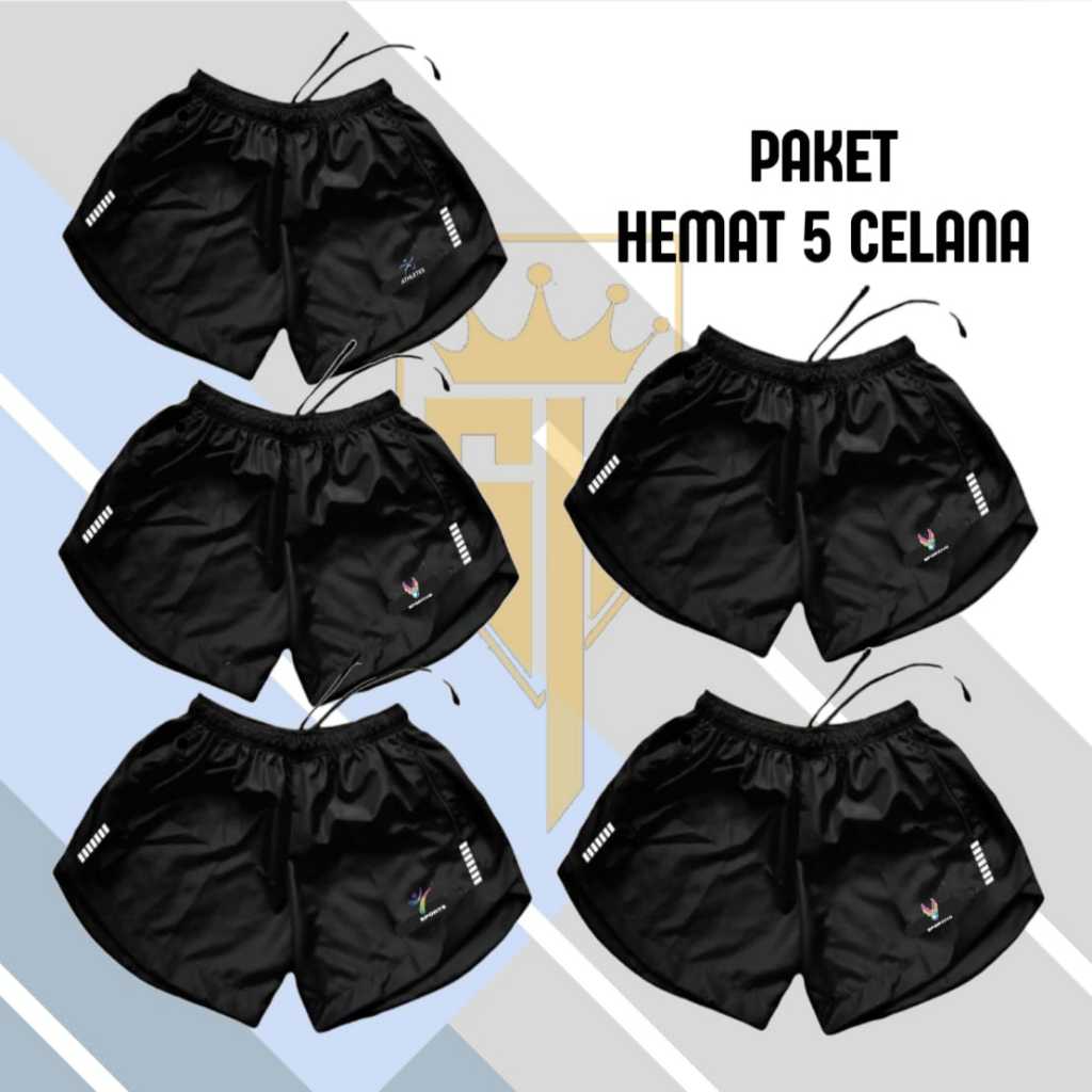 DISKON HEBOH 1kg=10 Celana pendek Olahraga/running/Voli/Badminton/Futsal/Lari/gym/senam/tenis/takraw