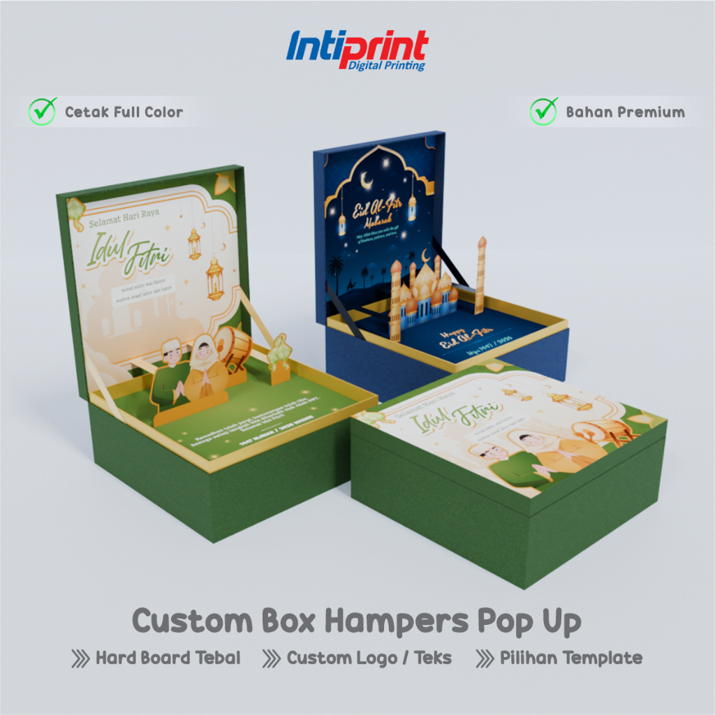 Jual Box Hampers Pop Up Idul Fitri Custom - Kotak Kue Lebaran ...