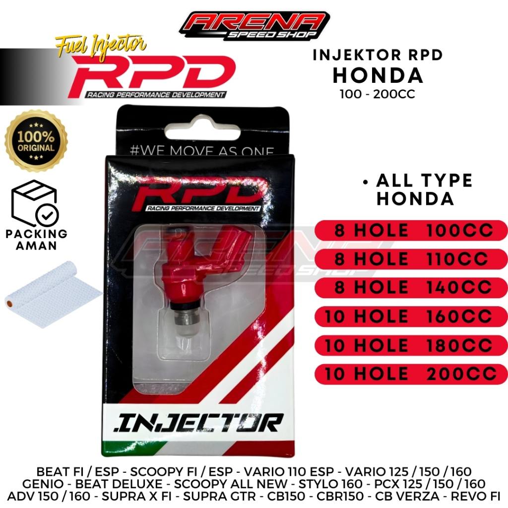 Jual RPD Fuel Injector Vario - Injektor Honda Vario Sonic CBR CRF 8 10 ...