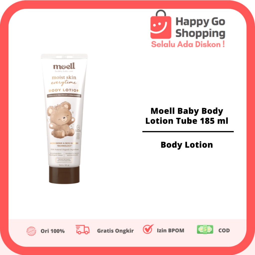 Jual Moell Moist Skin Everytime Body Lotion 185 ml - Pelembab Kulit ...