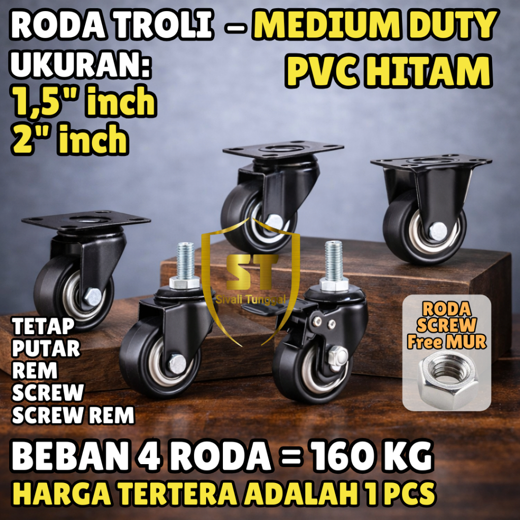 Jual roda caster Harga Terbaik & Termurah Juli 2026 | Shopee Indonesia
