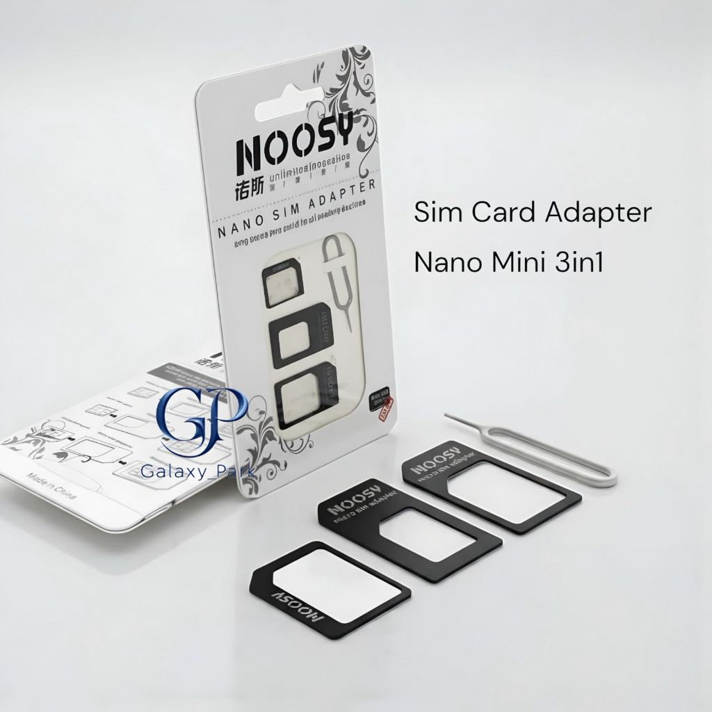 Jual SIM Card Adapter Simcard Nano Mini 3in1 Adapter Converter Sim Card ...