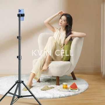 Tripod Handphone 2 Meter Besi Plus Mini Ball Head Free Holder Hp Free Tomsis Remote Bluetooth