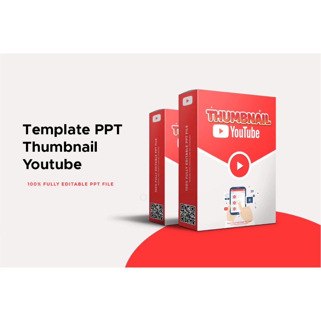 Jual 150+ Template Desain Format PPT Siap Edit Untuk Thumbnail Youtube ...