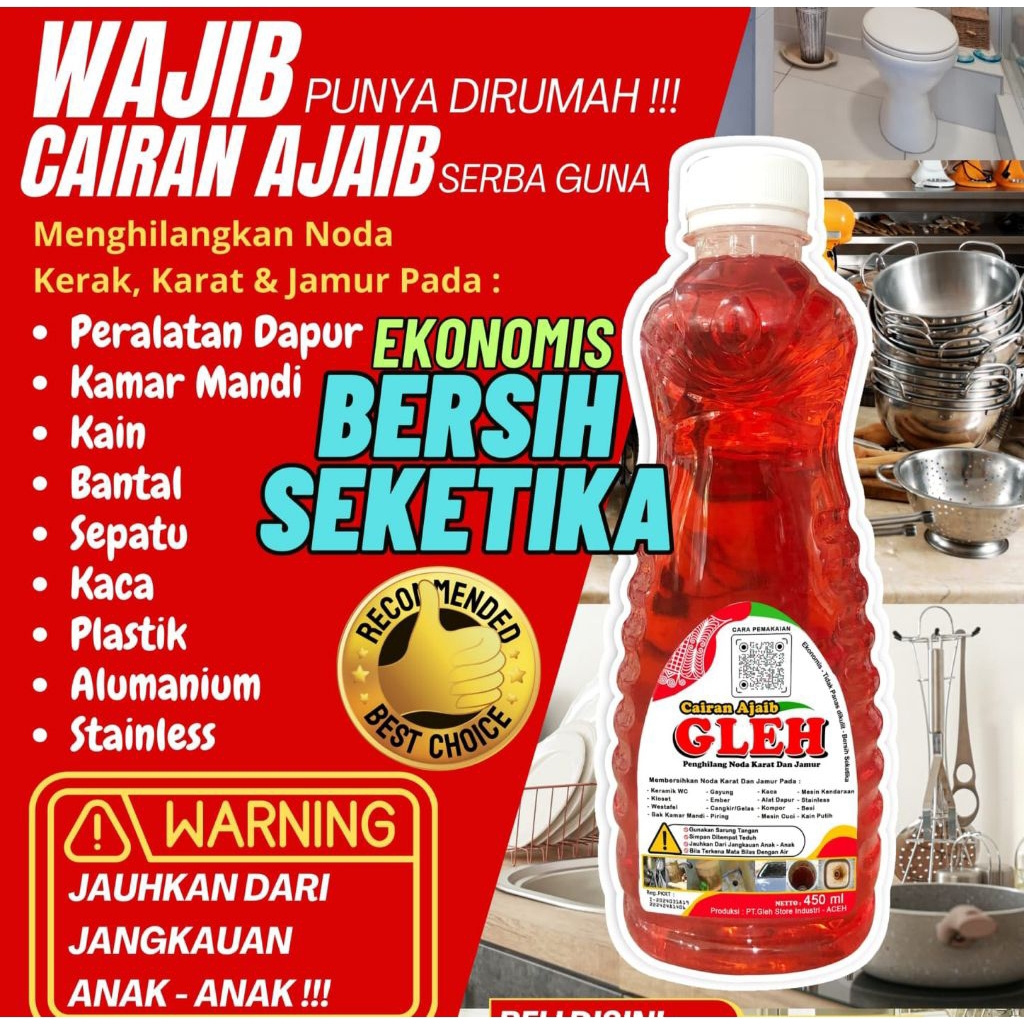Jual cairan pembersih gleh | Shopee Indonesia