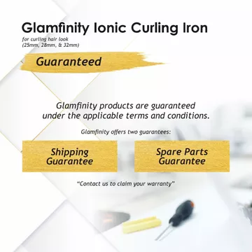 GLAMFINITY Ionic Curling Iron (Catokan Curly Dengan Teknologi Ionic)