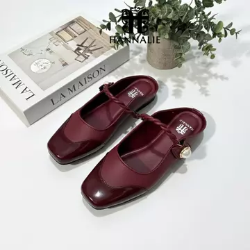 Sepatu Flatshoes Wanita Model Bustong Mutiara Desain Elegan