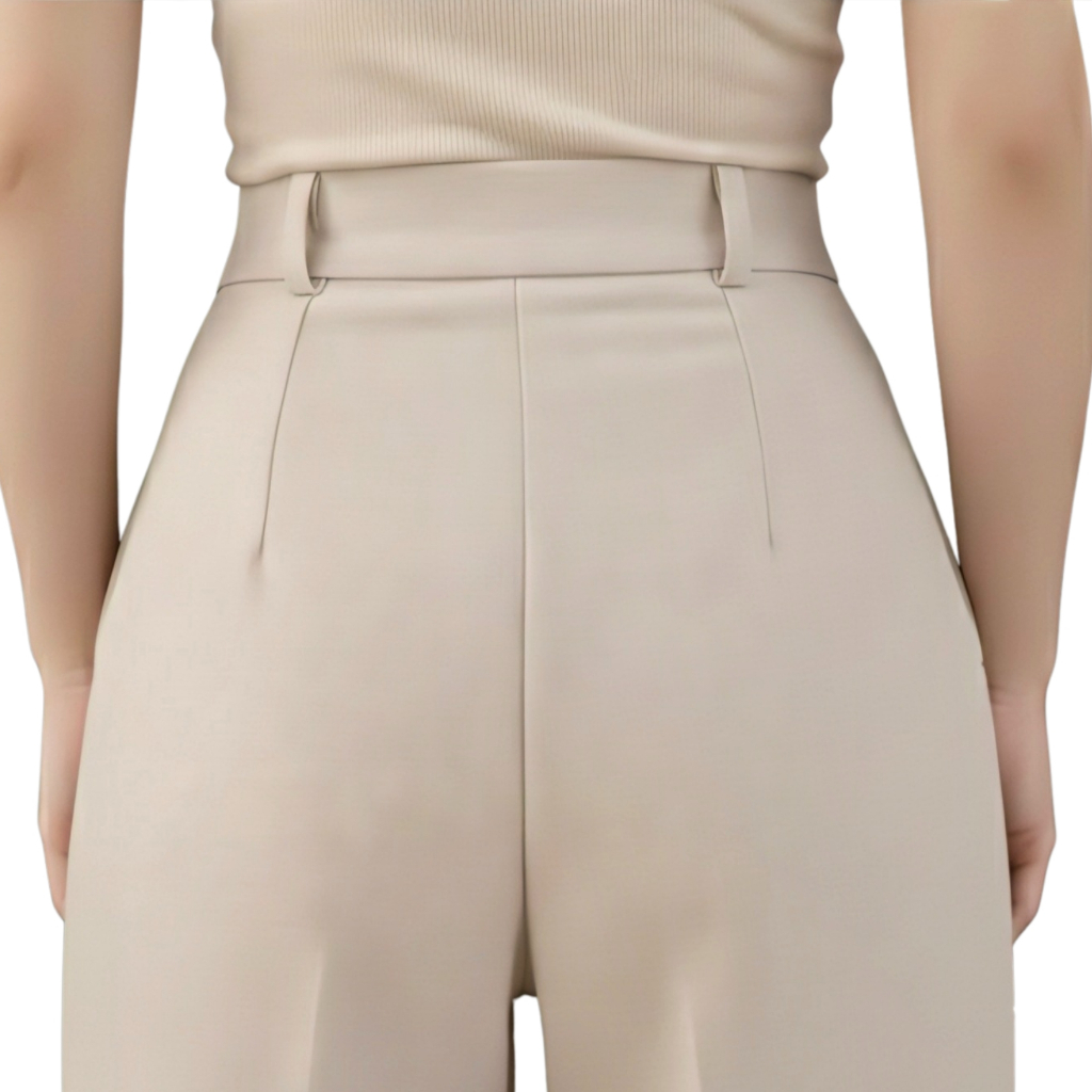 [Kaia] Oro Highwaist Loose Pants Premium Semiwool foto 3
