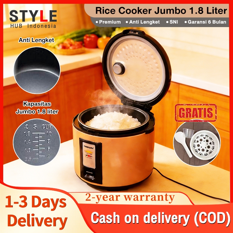 Jual Rice Cooker Anti Lengket JUMBO mejikom okayama magicom hemat daya ...