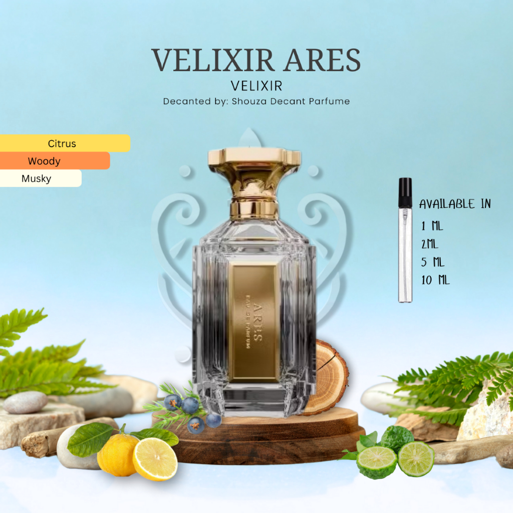 Jual Decant Parfum Velixir Ares Eau de Parfum Share In Jar/Travel Size ...