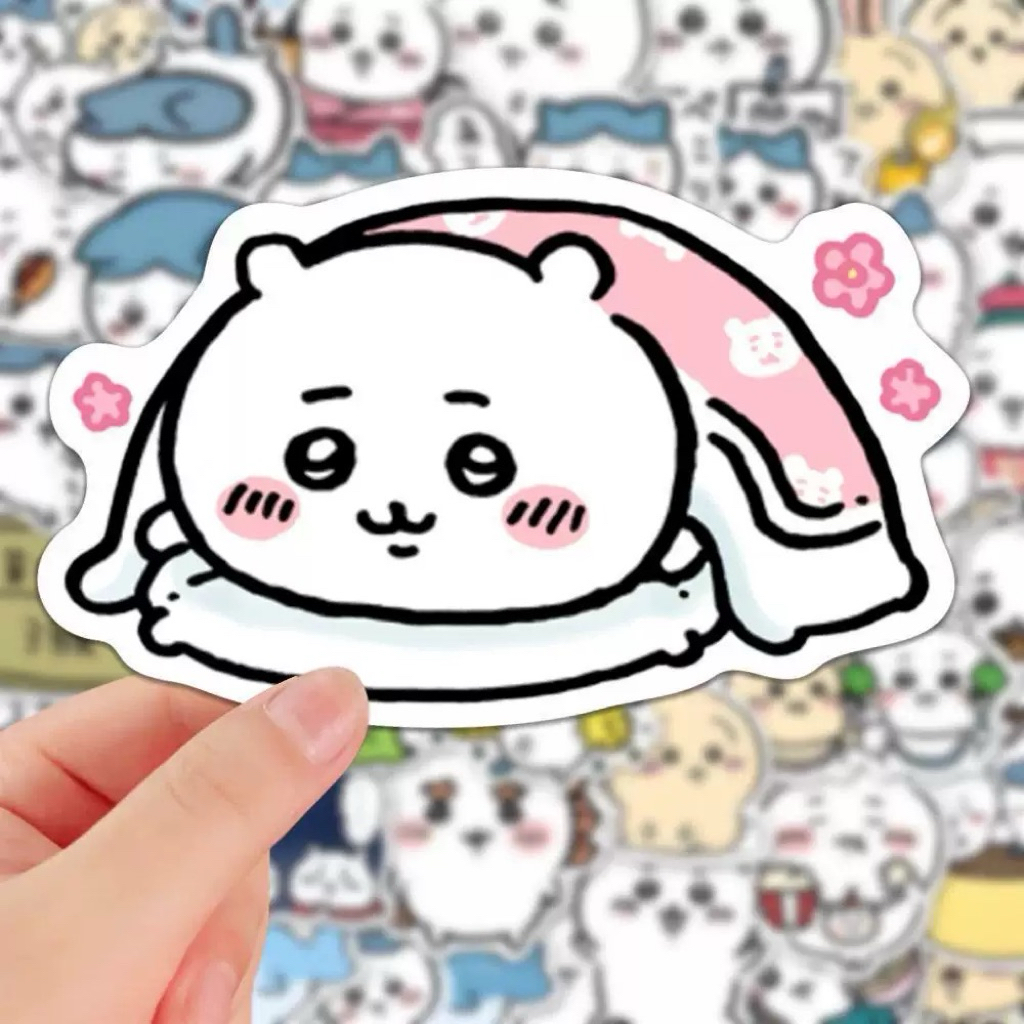 Jual [READY] OME Sticker warna Chiikawa and Friends Usagi Hachiware 100 ...