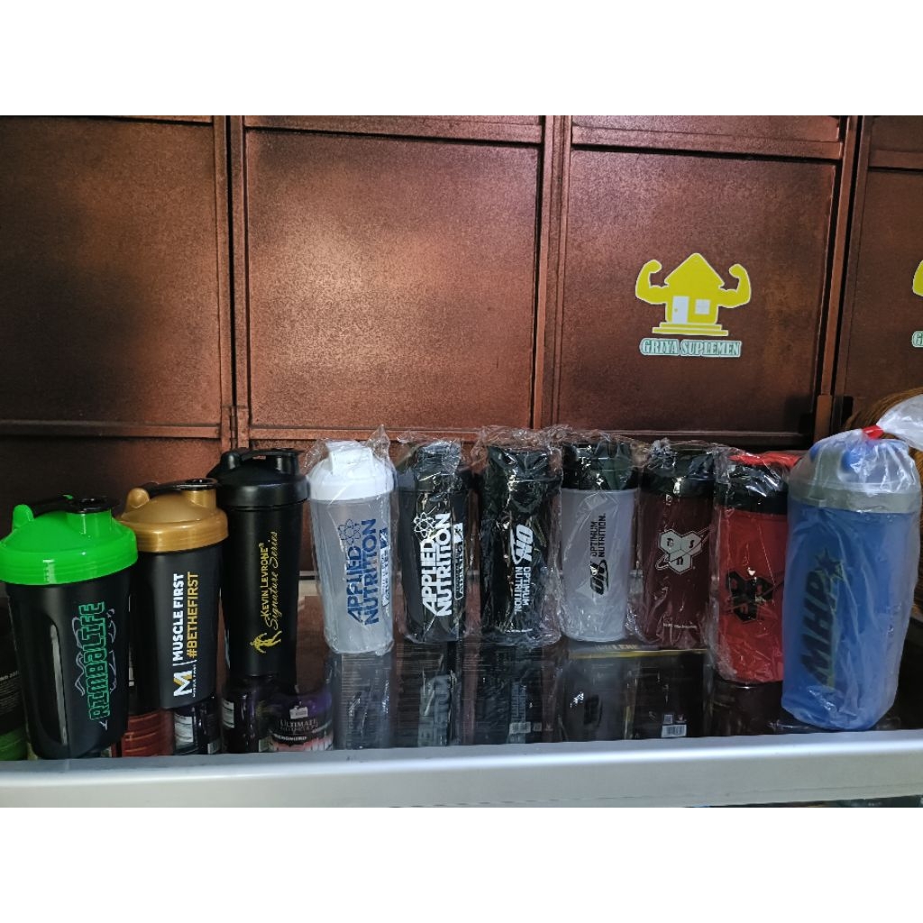Jual Botol Shaker Brand Suplemen 600ml Tempat Minum | Shopee Indonesia