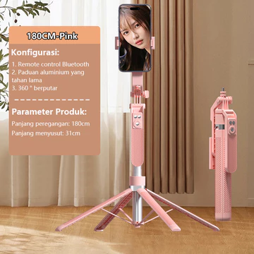 TOOREA A14 Tongsis Tripod Selfie 4 Kaki Yang Kokoh Dan Stabil Tinggi Hingga 1 8 M Lengkap