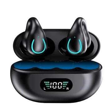 BIDIAN Earphone TWS Bluetooth 6.0 On Ear True Wireless Stereo HIFI Noise Cancellation IPX7