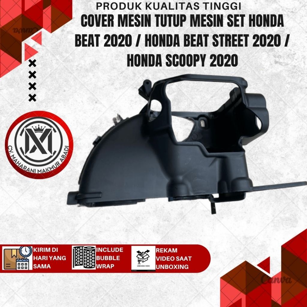 Jual WIN COVER TUTUP MESIN SET MOTOR HONDA BEAT DELUXE K1A 2020/HONDA ...