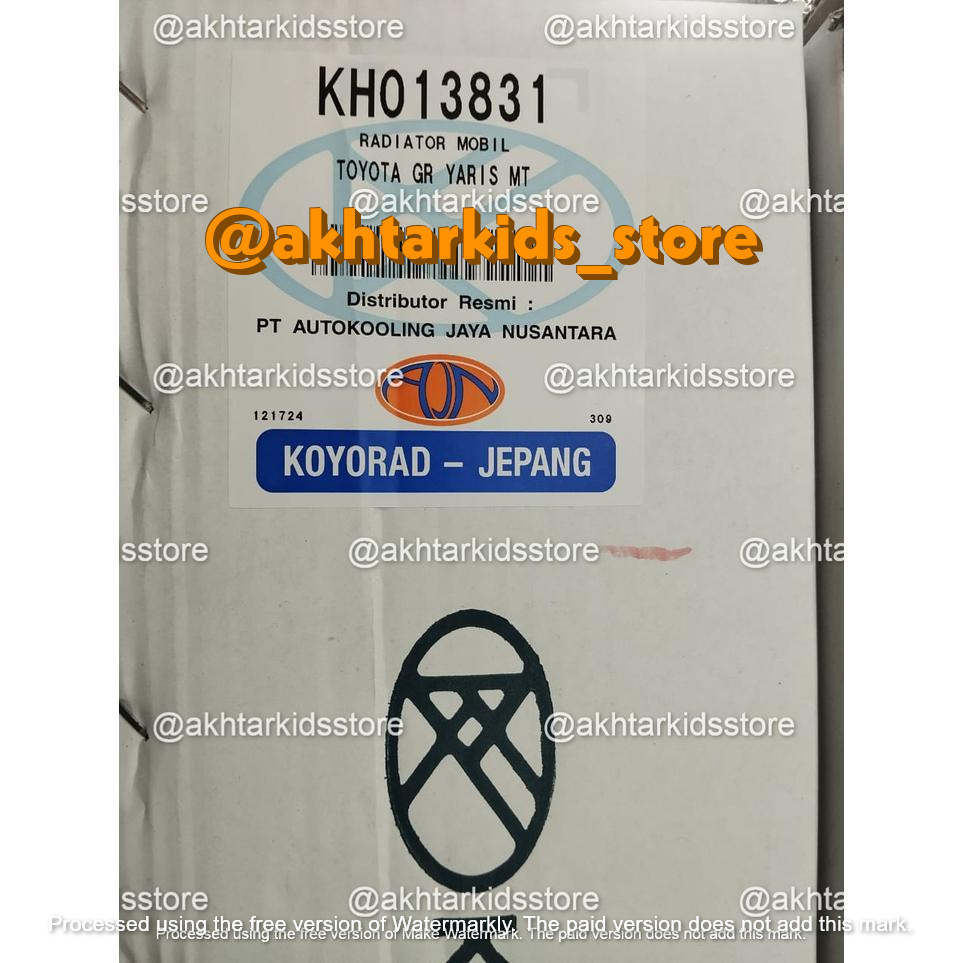 Jual Radiator Toyota GR Yaris 1600cc Koyorad Full Aluminium + Cap ...