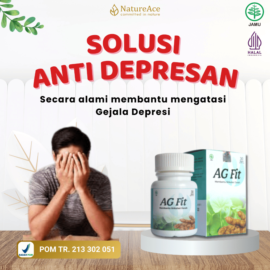 Jual Nature Ace Obat Anti-Depresan Alami Atasi Stress AG Fit Isi 30 ...