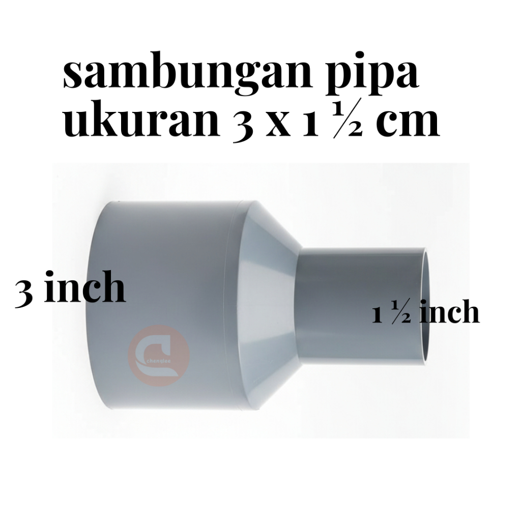 Jual Vlok Sok PVC Rucika AW 3” x 1½” | Sambungan Pipa Air Bersih ...